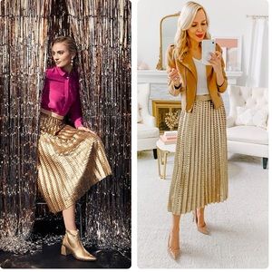 NWT Anthropologie Natalia sequined midi skirt